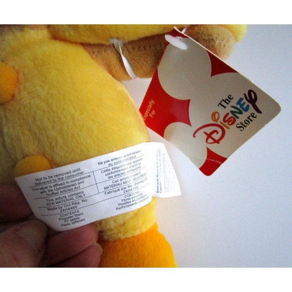 Disney Plush Winnie The Pooh "Dressed up Chicken Pooh" Stuffed Animal 8” NWTags - Picture 5 of 9